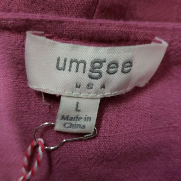 UMGEE Pink Crossbody Ruffle Top - Picture 8 of 13